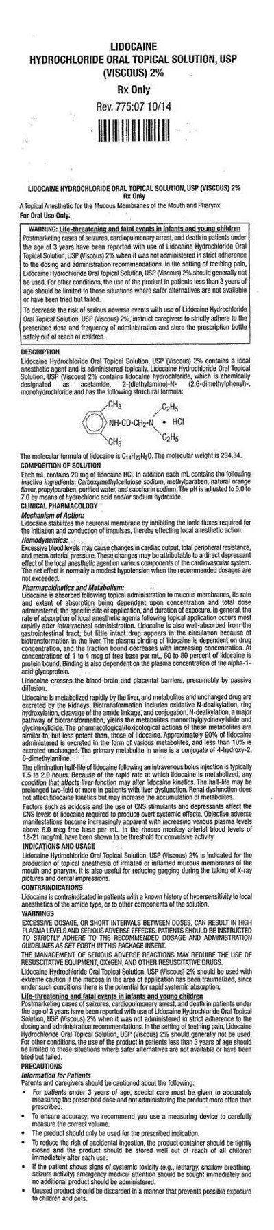 Lidocaine Label_pg1 (Lidocaine Label Pg1)